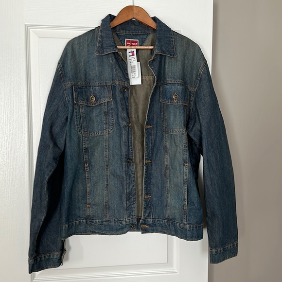 Brand New (with tags) Tommy Hilfiger XL jean jacket - Picture 1 of 5